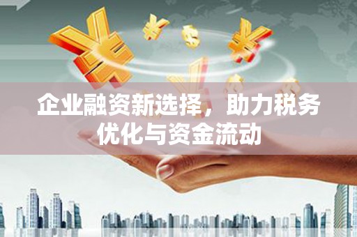 毕节企业融资新选择，助力税务优化与资金流动