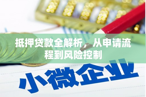毕节抵押贷款全解析，从申请流程到风险控制