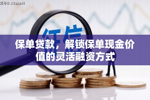 毕节保单贷款，解锁保单现金价值的灵活融资方式