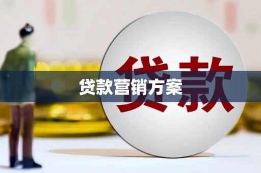 毕节贷款营销方案