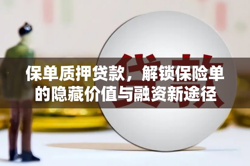 毕节保单质押贷款，解锁保险单的隐藏价值与融资新途径