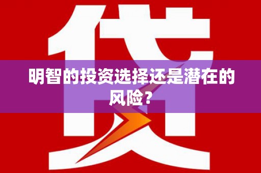 毕节明智的投资选择还是潜在的风险？