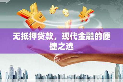 毕节无抵押贷款，现代金融的便捷之选