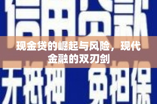 毕节现金贷的崛起与风险，现代金融的双刃剑