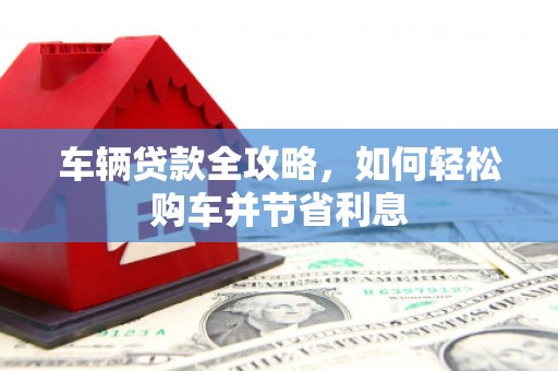 毕节车辆贷款全攻略，如何轻松购车并节省利息