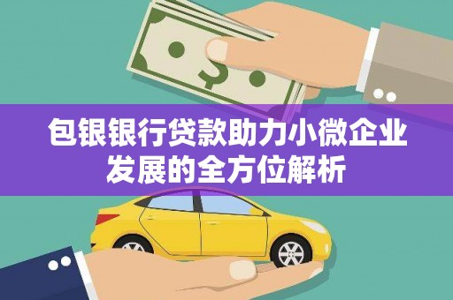 毕节包银银行贷款助力小微企业发展的全方位解析