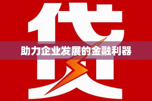 毕节助力企业发展的金融利器