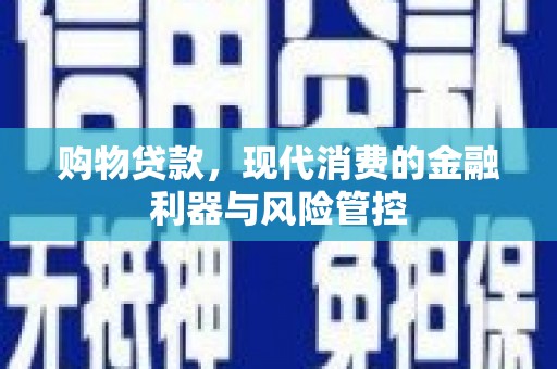 毕节购物贷款，现代消费的金融利器与风险管控
