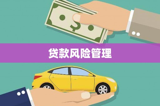毕节贷款风险管理