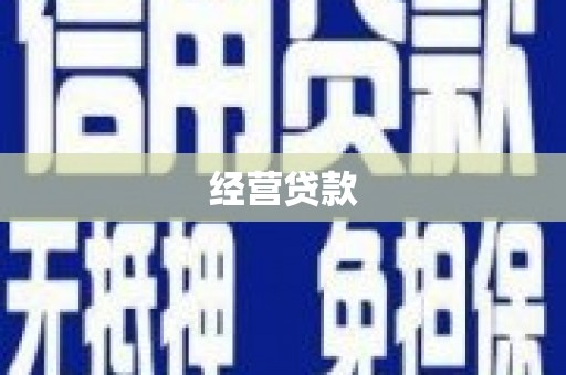 毕节经营贷款