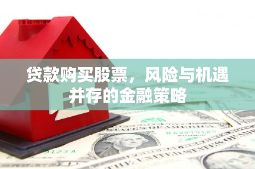 毕节贷款购买股票，风险与机遇并存的金融策略