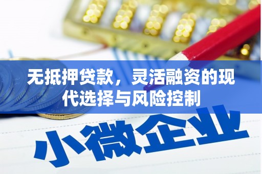 毕节无抵押贷款，灵活融资的现代选择与风险控制