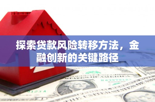 毕节探索贷款风险转移方法，金融创新的关键路径