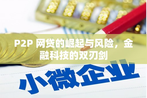 毕节P2P 网贷的崛起与风险，金融科技的双刃剑