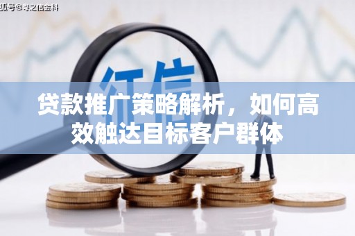 毕节贷款推广策略解析，如何高效触达目标客户群体