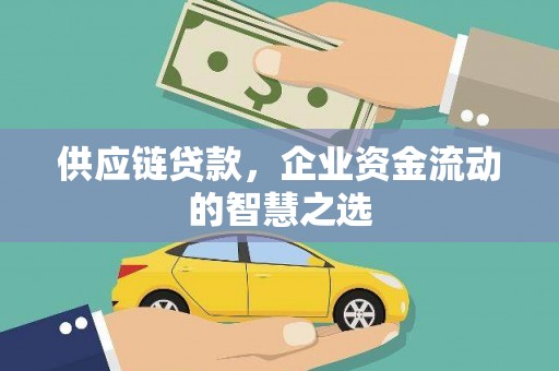 毕节供应链贷款，企业资金流动的智慧之选