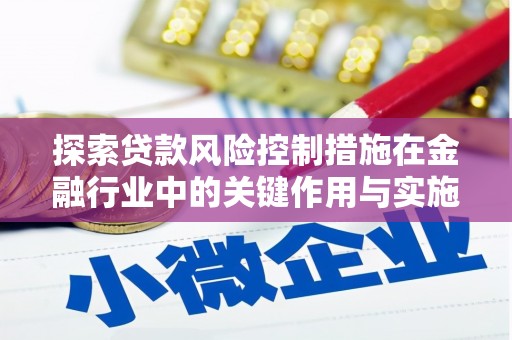 毕节探索贷款风险控制措施在金融行业中的关键作用与实施策略
