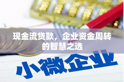 毕节现金流贷款，企业资金周转的智慧之选