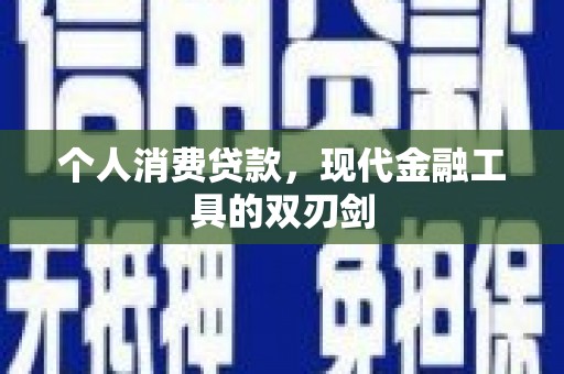 毕节个人消费贷款，现代金融工具的双刃剑