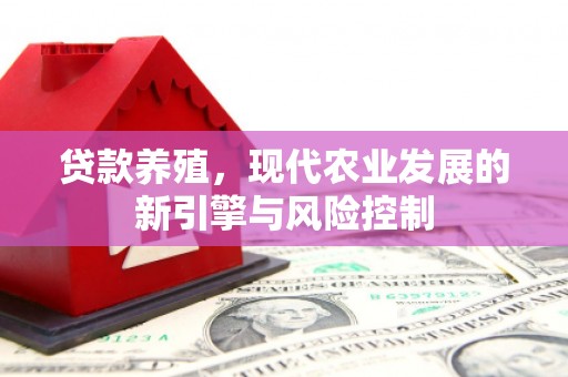 毕节贷款养殖，现代农业发展的新引擎与风险控制