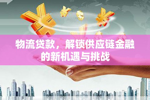 毕节物流贷款，解锁供应链金融的新机遇与挑战