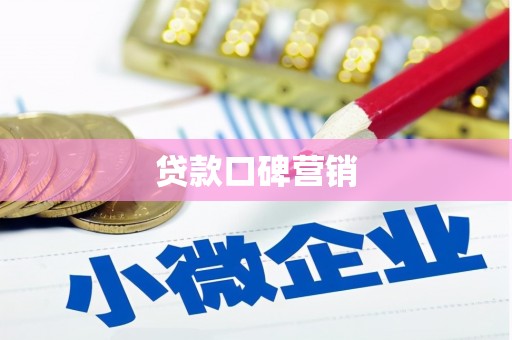 毕节贷款口碑营销