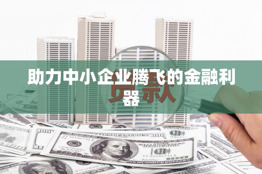 毕节助力中小企业腾飞的金融利器