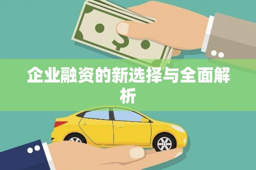毕节企业融资的新选择与全面解析