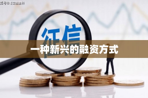 毕节一种新兴的融资方式